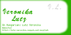 veronika lutz business card